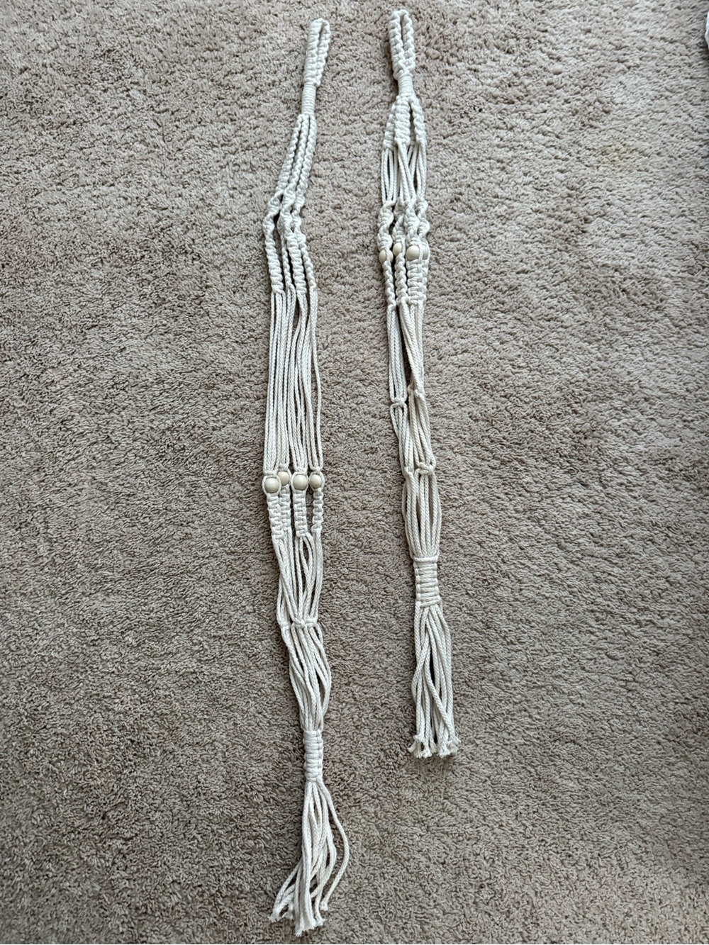 Bundle of 2 Macrame Plant Hangers